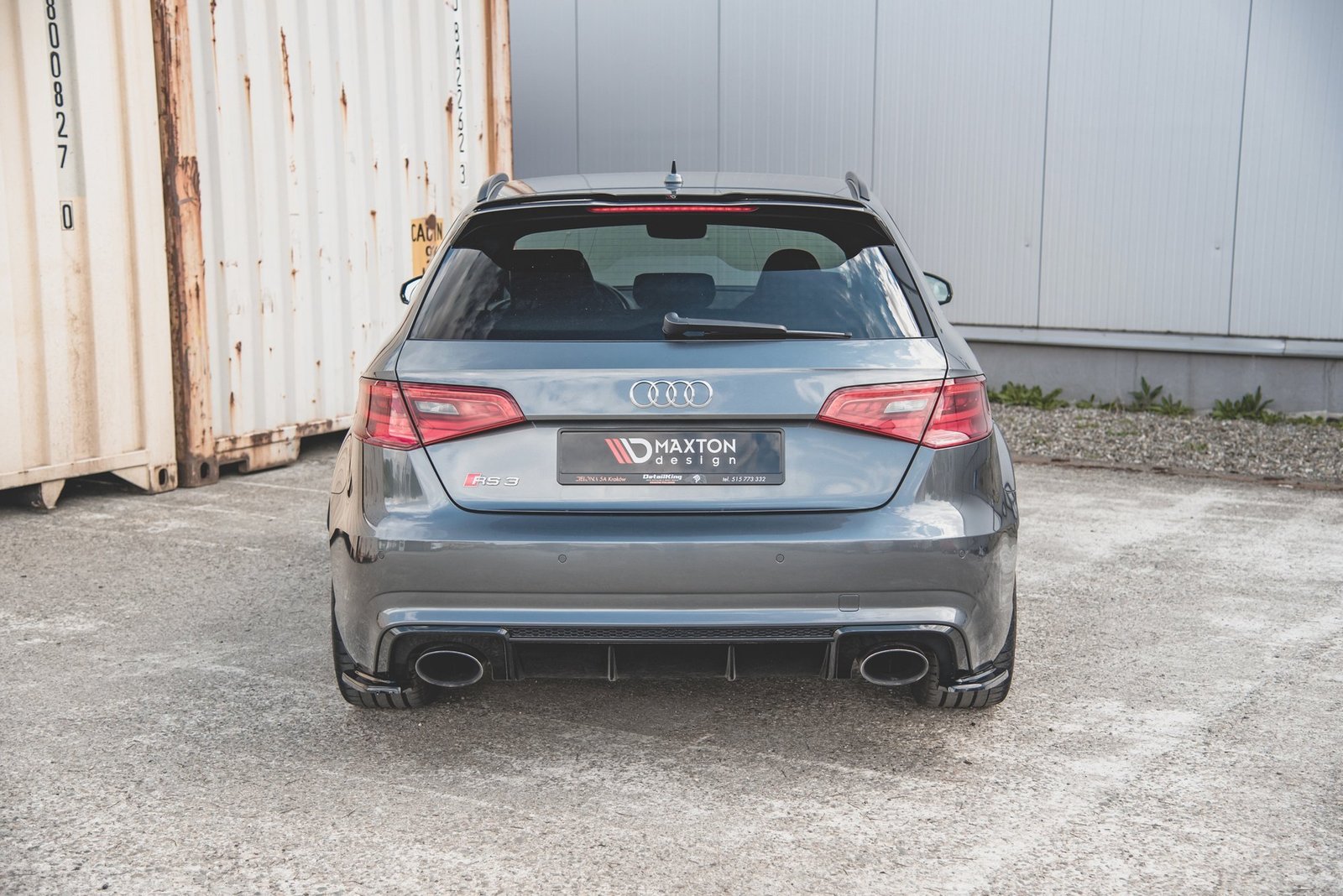 Splitters Laterales Traseros Audi RS3 8V Sportback - Imagen 2