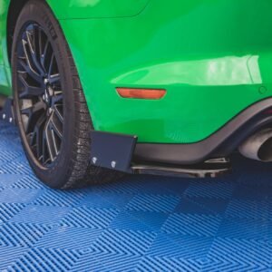 Splitters Laterales Traseros + Flaps Aerodinámicos Ford Mustang GT Mk6 Facelift