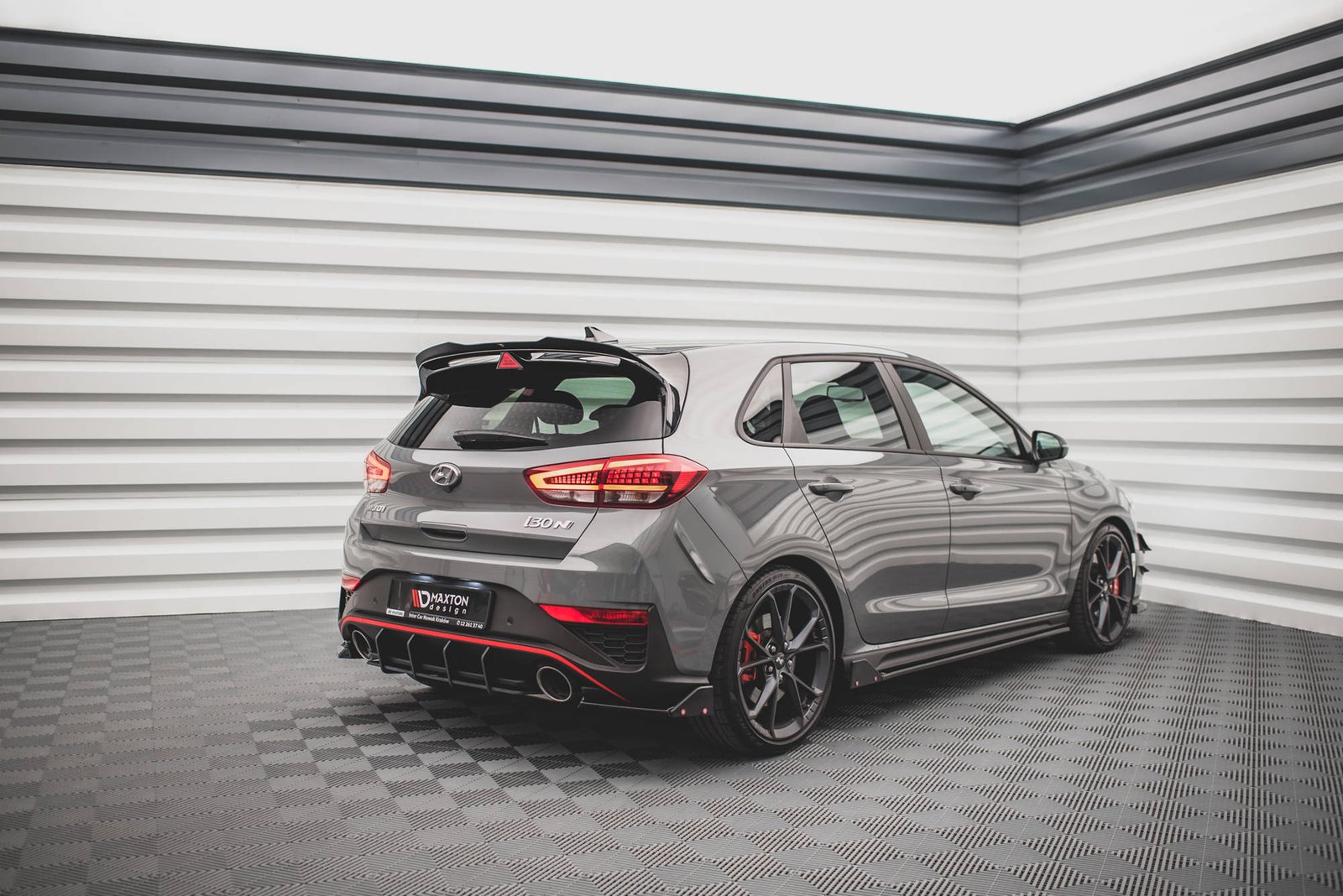Splitters Laterales Traseros + Flaps Aerodinámicos Hyundai I30 N Hatchback Mk3 Facelift - Imagen 2
