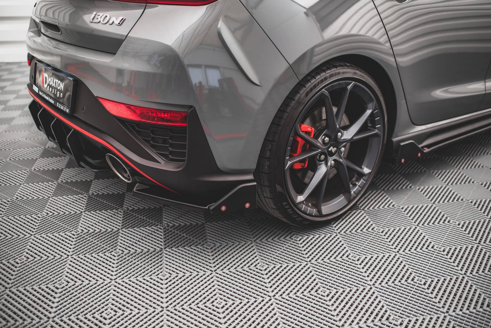 Splitters Laterales Traseros + Flaps Aerodinámicos Hyundai I30 N Hatchback Mk3 Facelift - Imagen 3