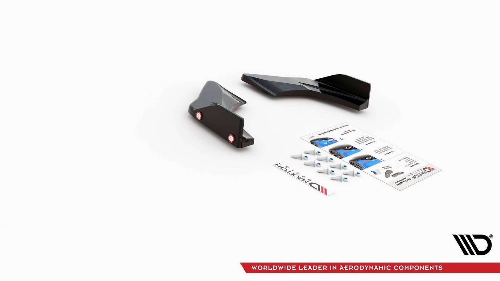 Splitters Laterales Traseros + Flaps Aerodinámicos Volkswagen Golf GTI Clubsport Mk8 - Imagen 4