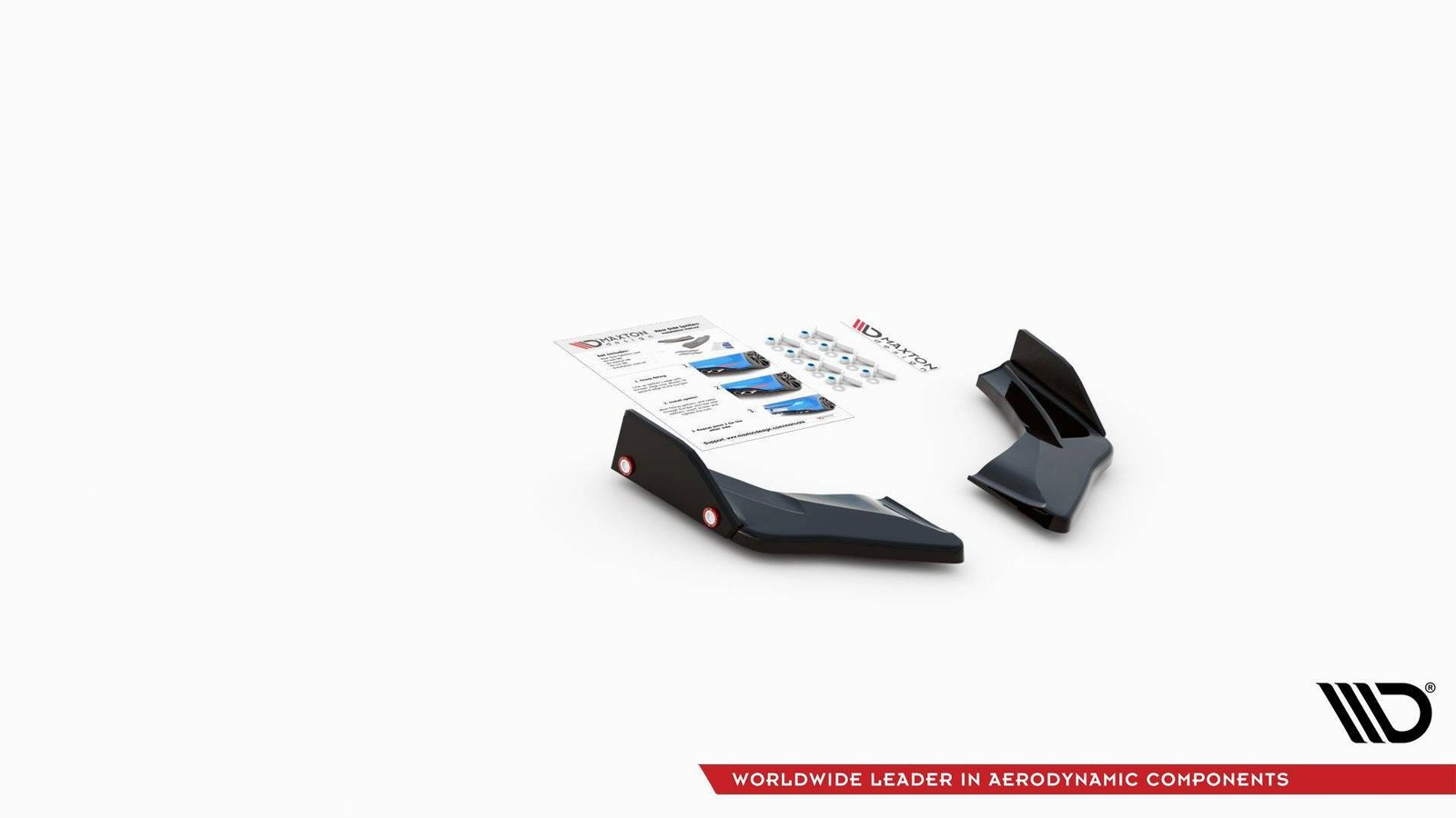 Splitters Laterales Traseros + Flaps Aerodinámicos Volkswagen Golf GTI Clubsport Mk8 - Imagen 5