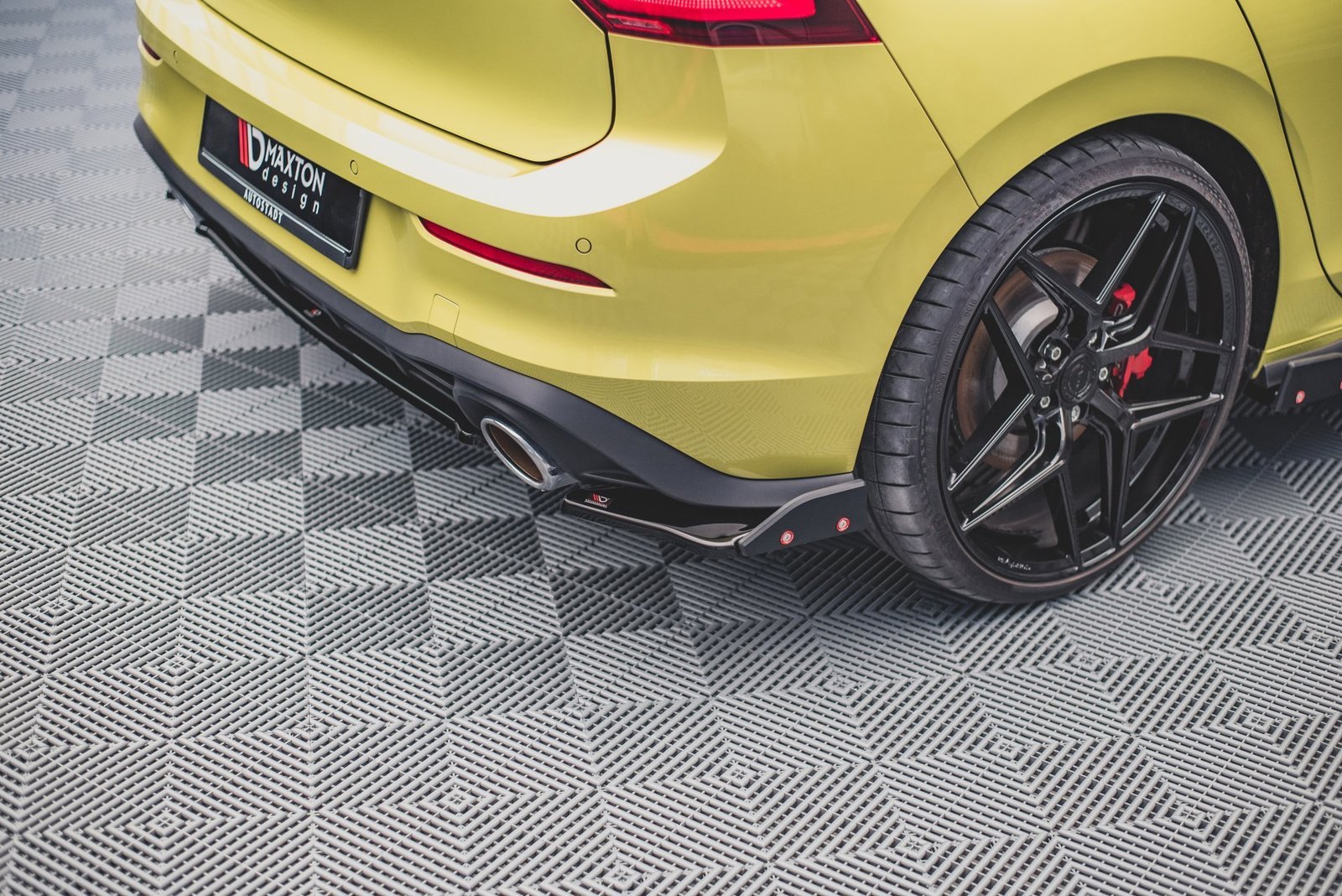 Splitters Laterales Traseros + Flaps Aerodinámicos Volkswagen Golf GTI Clubsport Mk8 - Imagen 3