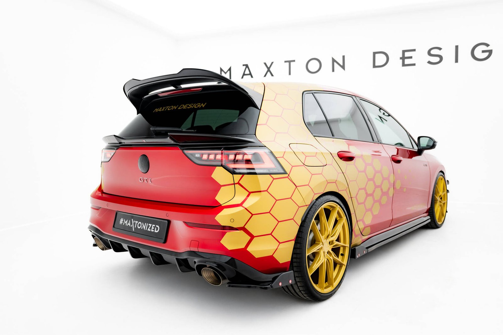 Splitters Laterales Traseros + Flaps Aerodinámicos Volkswagen Golf GTI Clubsport Mk8 - Imagen 8