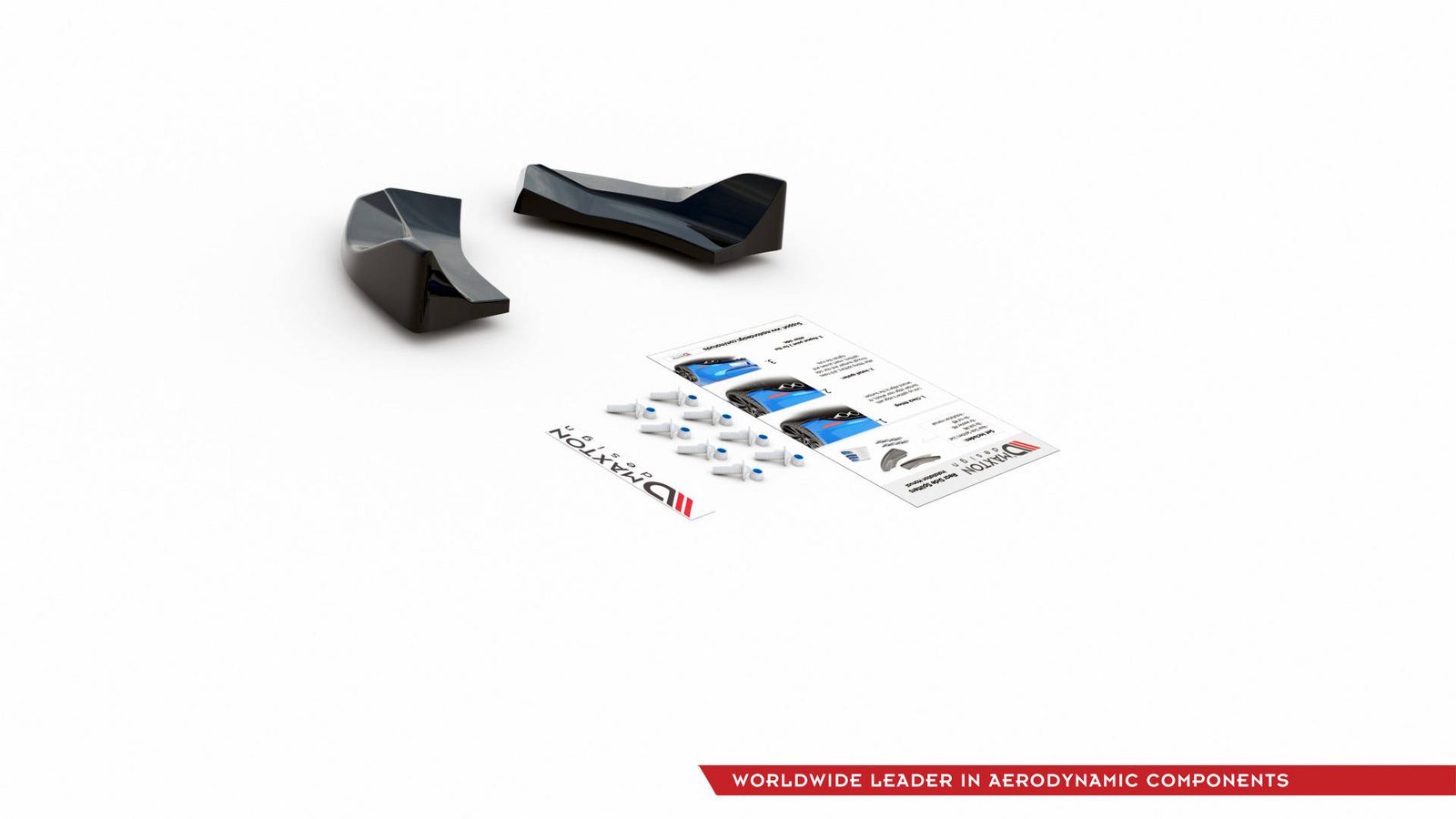 Splitters Laterales Traseros Ford Fiesta ST Mk8 - Imagen 6