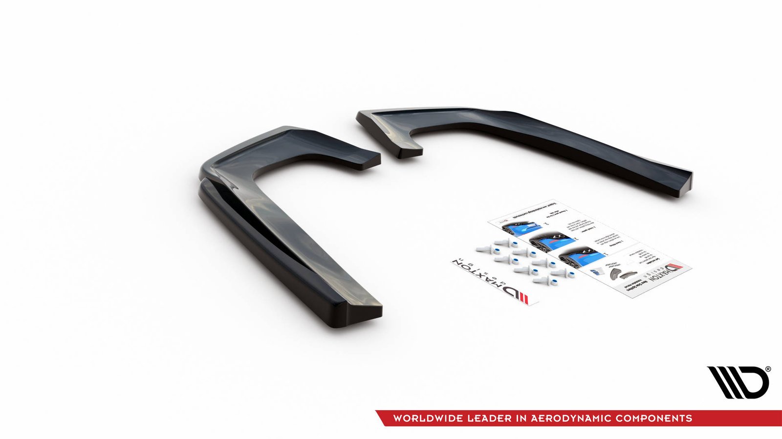 Splitters Laterales Traseros Mercedes-Benz GLE Coupe 63AMG C292 - Imagen 5