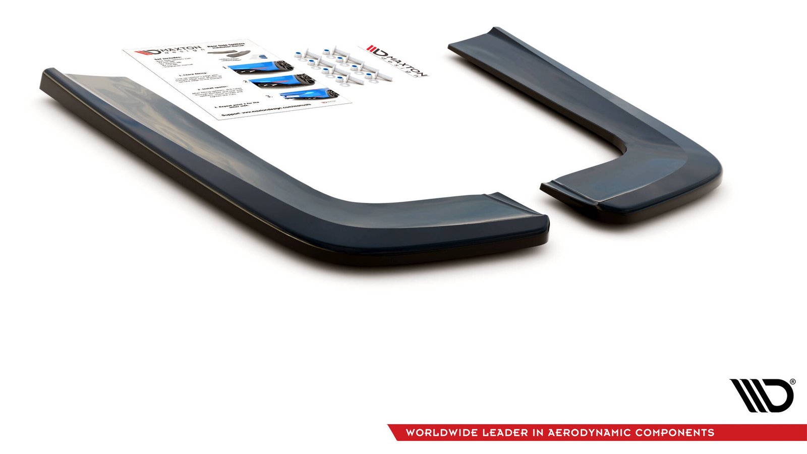 Splitters Laterales Traseros Mercedes-Benz V-Class AMG-Line W447 Facelift - Imagen 4