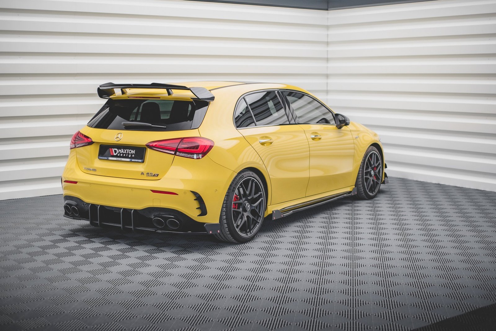 Splitters Laterales Traseros + Flaps Aerodinámicos Mercedes-AMG A 45 S Aero Pack W177 - Imagen 2