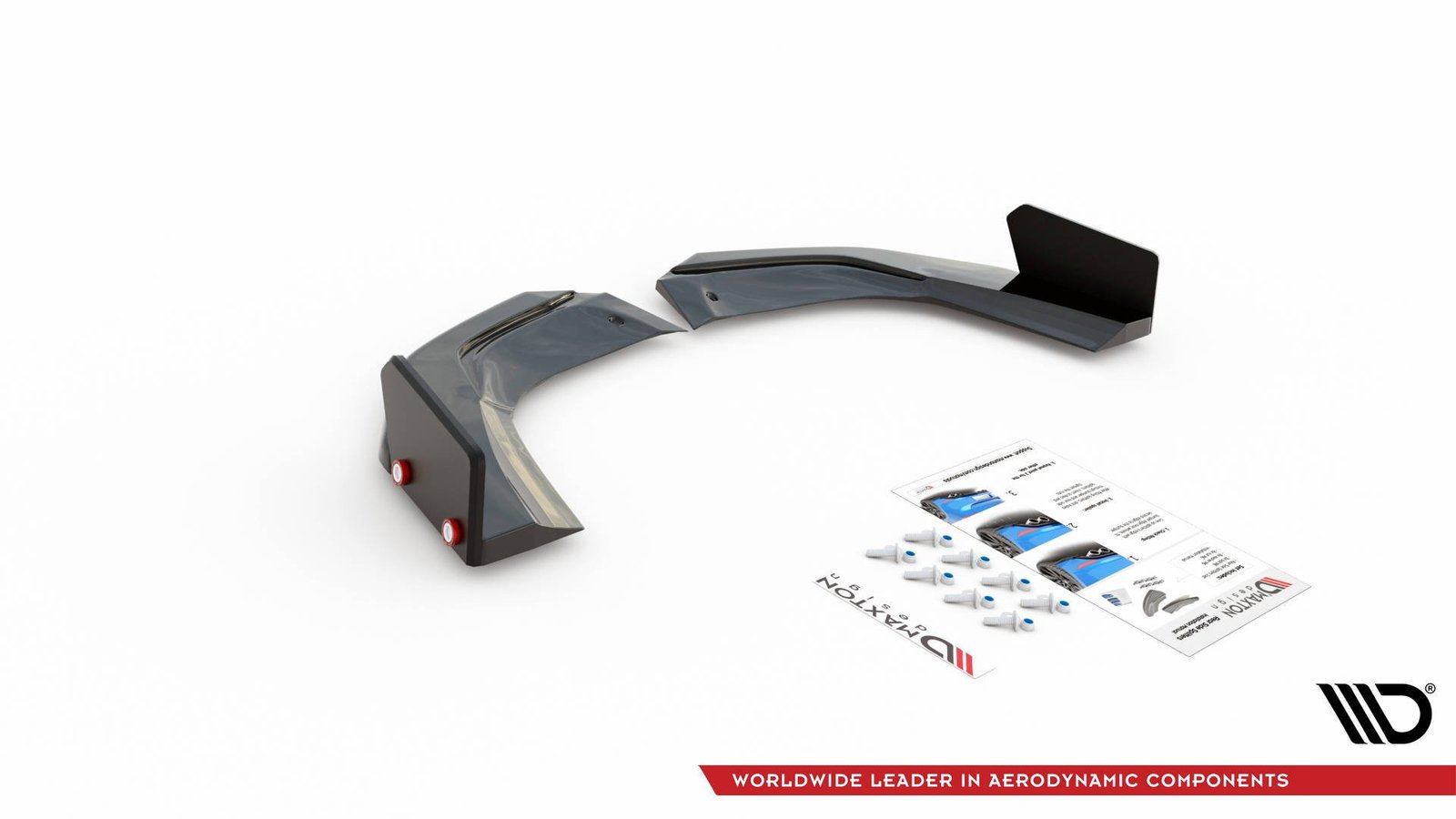 Splitters Laterales Traseros + Flaps Aerodinámicos Mercedes-AMG A 45 S Aero Pack W177 - Imagen 4