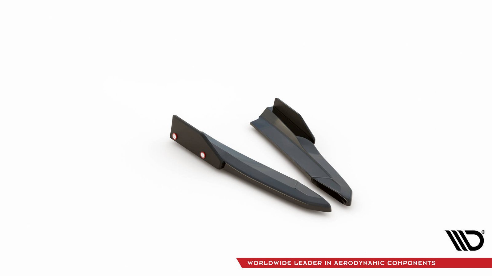Splitters Laterales Traseros + Flaps Aerodinámicos Skoda Octavia RS Combi / Liftback Mk4 / Mk4 Facelift - Imagen 4
