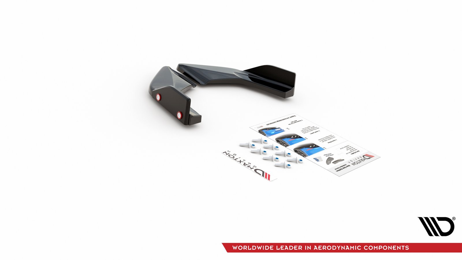 Splitters Laterales Traseros + Flaps Aerodinámicos Volkswagen Golf GTI / GTE Mk8 - Imagen 5