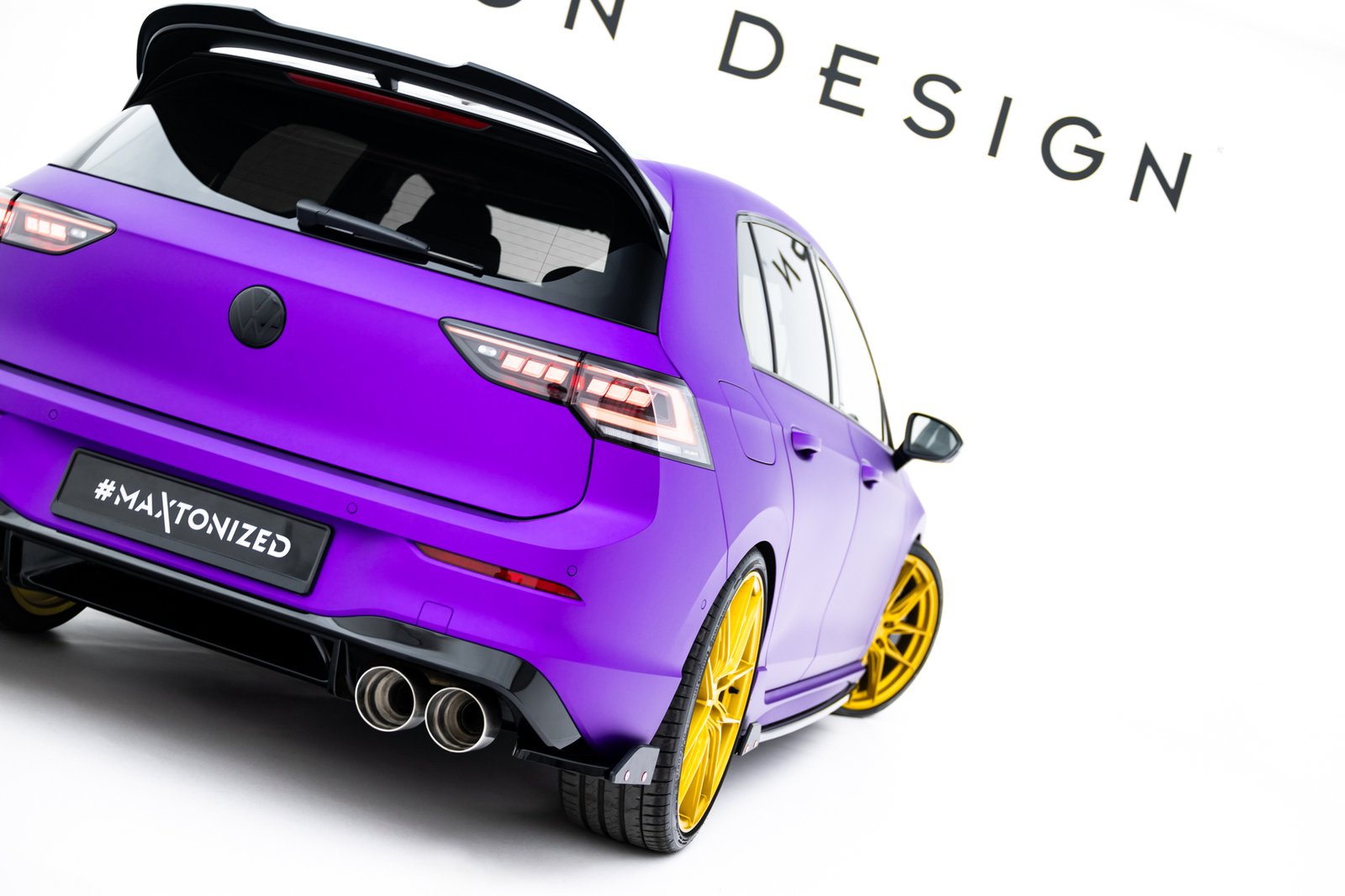 Splitters Laterales Traseros + Flaps Aerodinámicos Volkswagen Golf R Hatchback Mk8 - Imagen 7