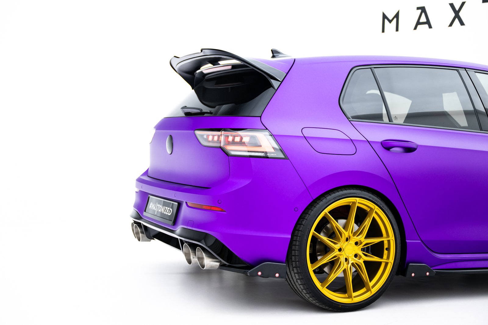 Splitters Laterales Traseros + Flaps Aerodinámicos Volkswagen Golf R Hatchback Mk8 - Imagen 8