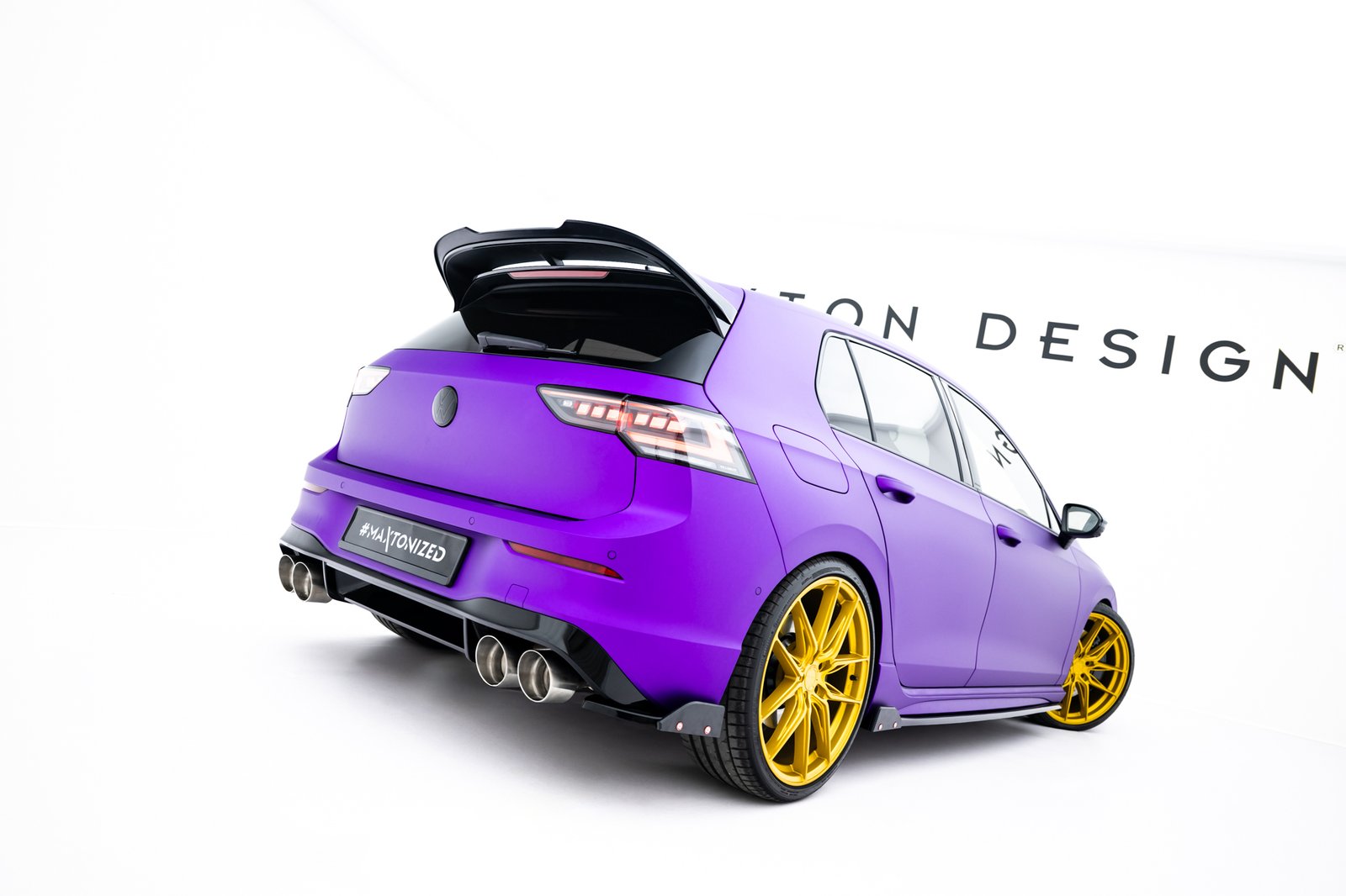 Splitters Laterales Traseros + Flaps Aerodinámicos Volkswagen Golf R Hatchback Mk8 - Imagen 9