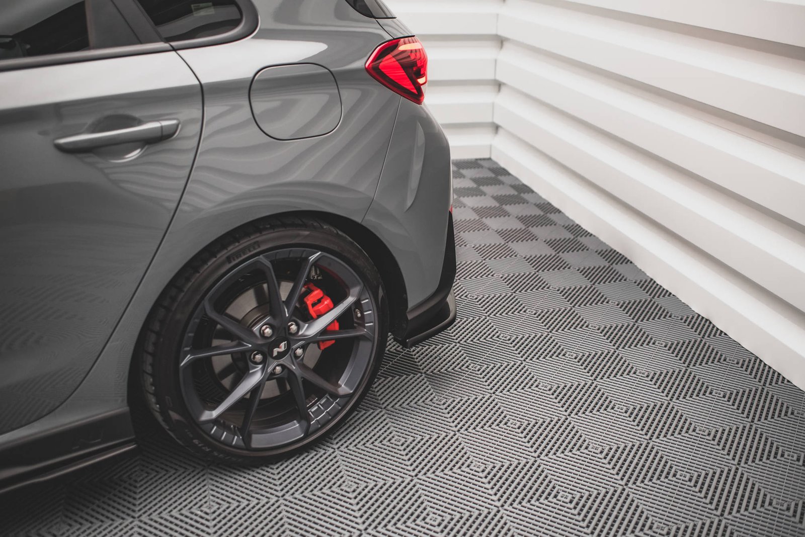 Splitters Laterales Traseros Hyundai I30 N Hatchback Mk3 Facelift - Imagen 2