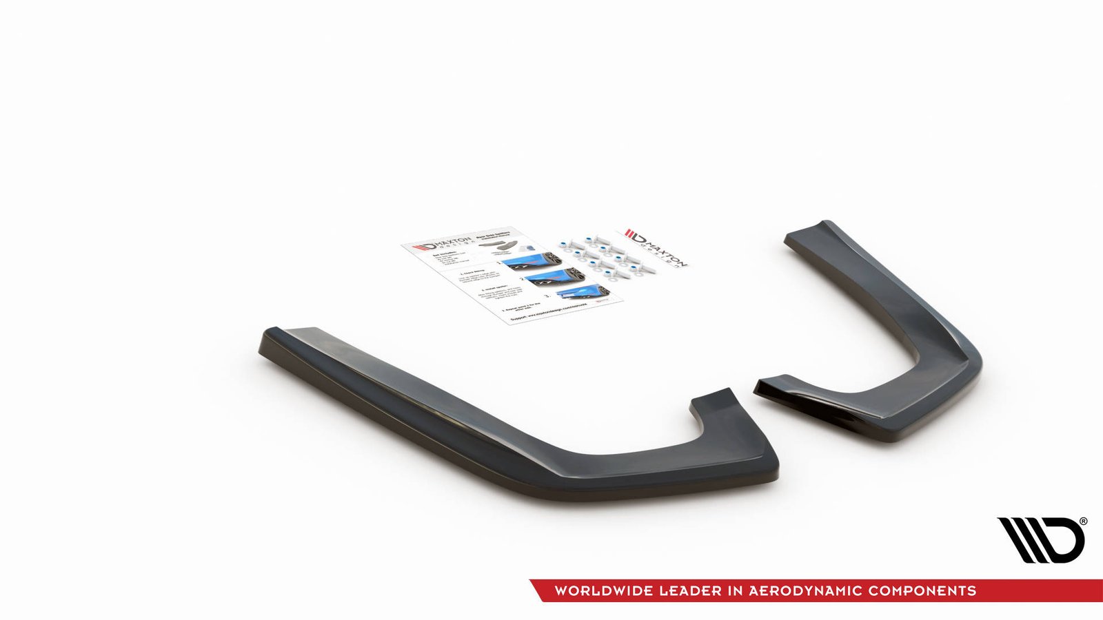 Splitters Laterales Traseros Mercedes-Benz GLE Coupe 63AMG C292 - Imagen 4