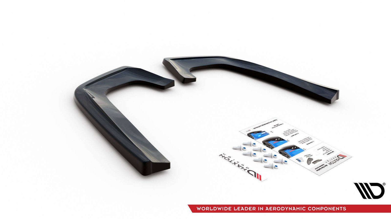 Splitters Laterales Traseros Mercedes-Benz GLE Coupe 63AMG C292 - Imagen 5