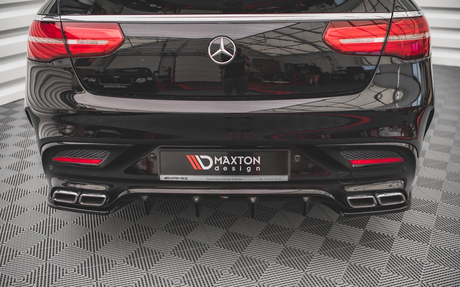 Splitters Laterales Traseros Mercedes-Benz GLE Coupe 63AMG C292 - Imagen 2
