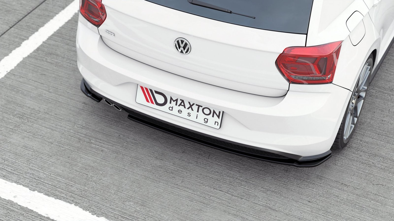 Splitters Laterales Traseros Volkswagen Polo GTI / R-line Mk6 - Imagen 2
