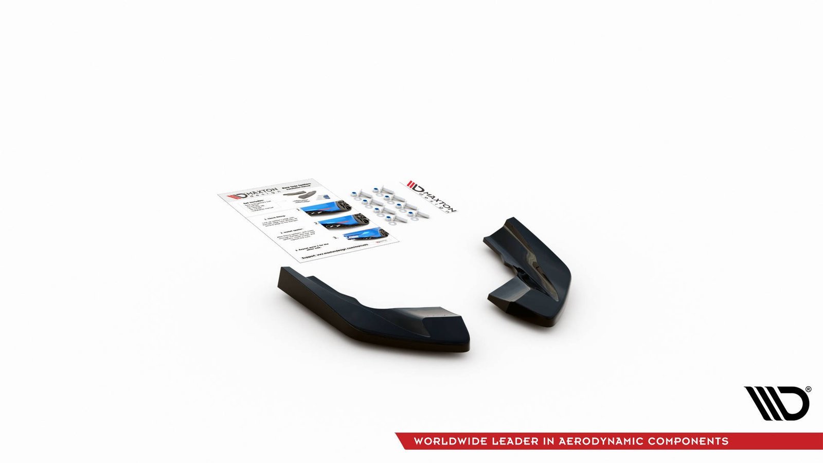 Splitters Laterales Traseros for Volkswagen Golf R Hatchback Mk8 - Imagen 7