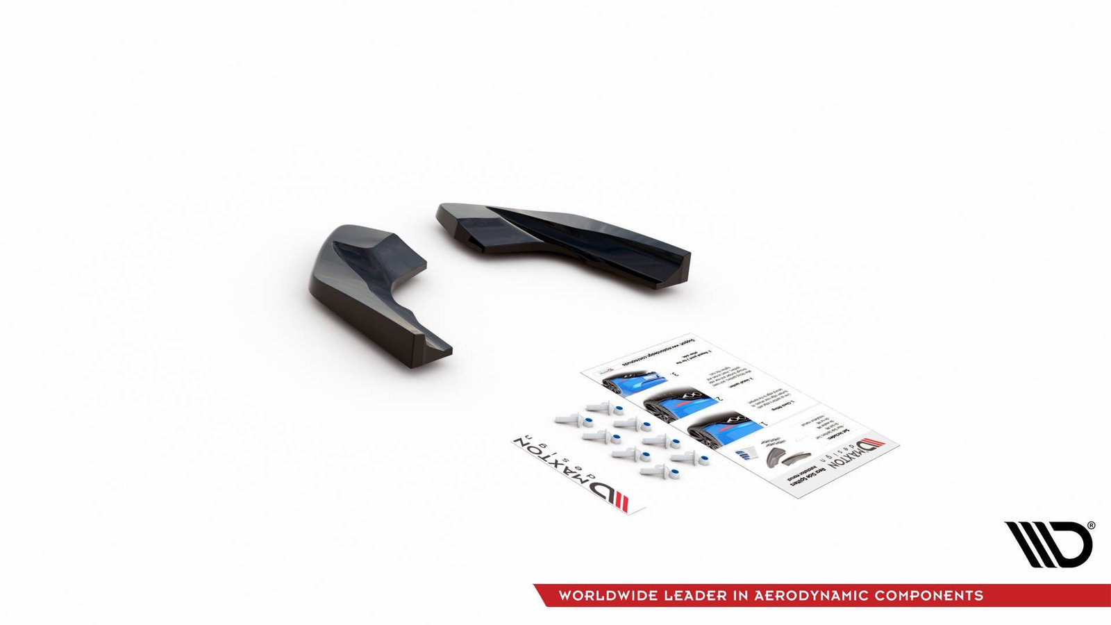 Splitters Laterales Traseros for Volkswagen Golf R Hatchback Mk8 - Imagen 8