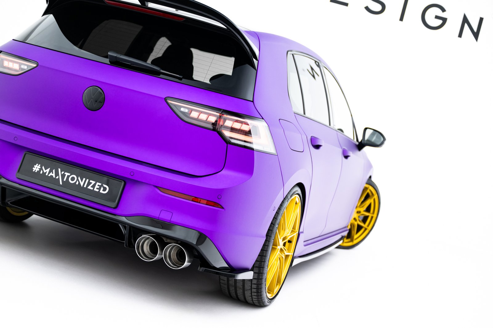 Splitters Laterales Traseros for Volkswagen Golf R Hatchback Mk8 - Imagen 9