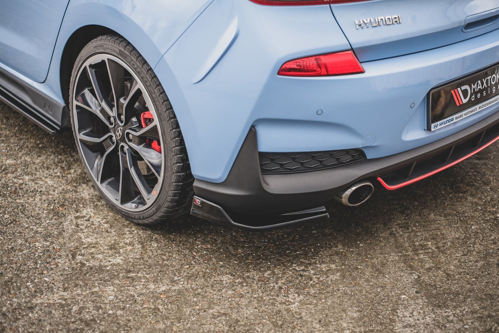 Splitters Laterales Traseros Hyundai I30 N Mk3 Hatchback