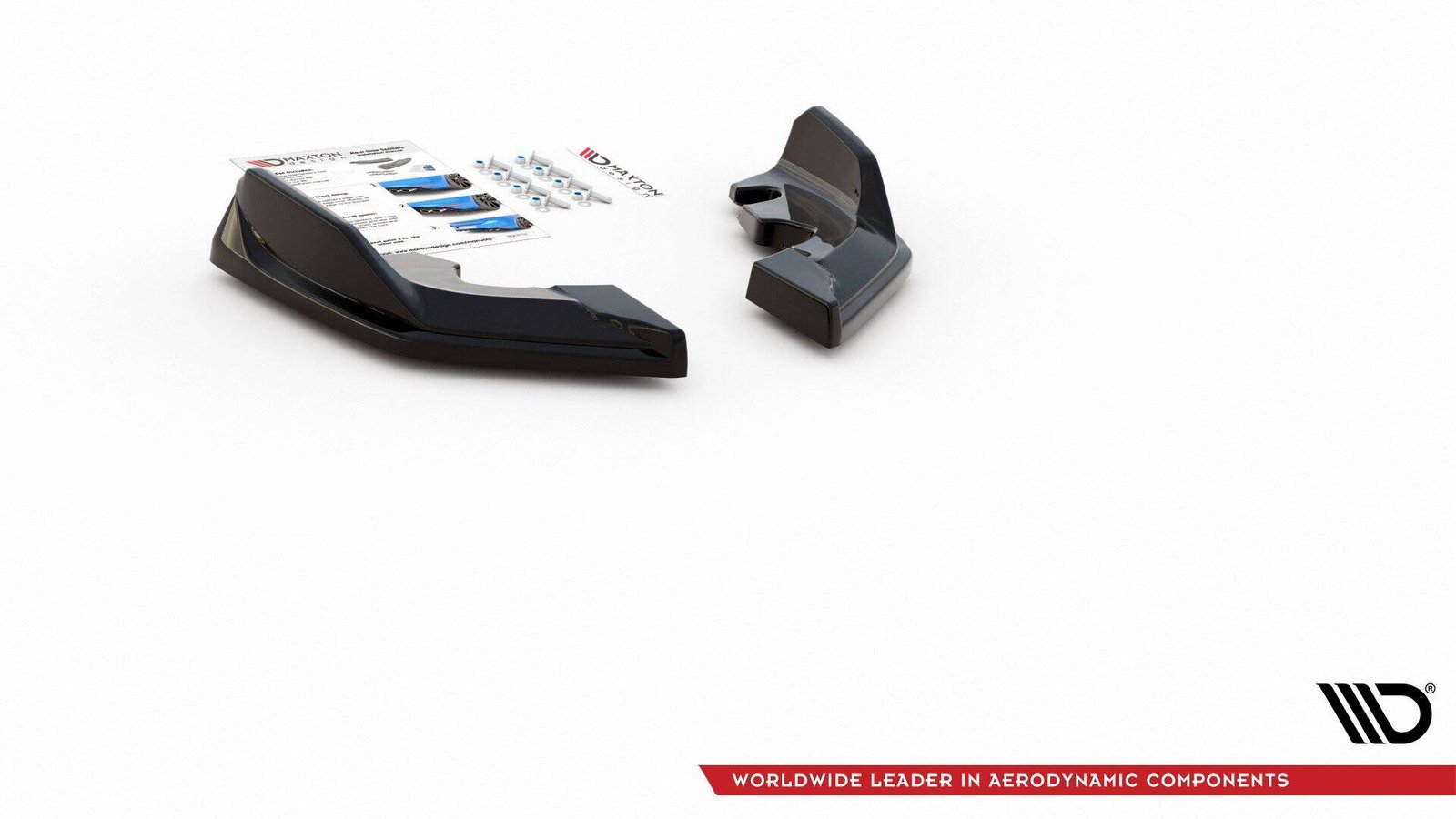 Splitters Laterales Traseros for BMW 1 M-Pack / M135i / 128ti F40 - Imagen 4