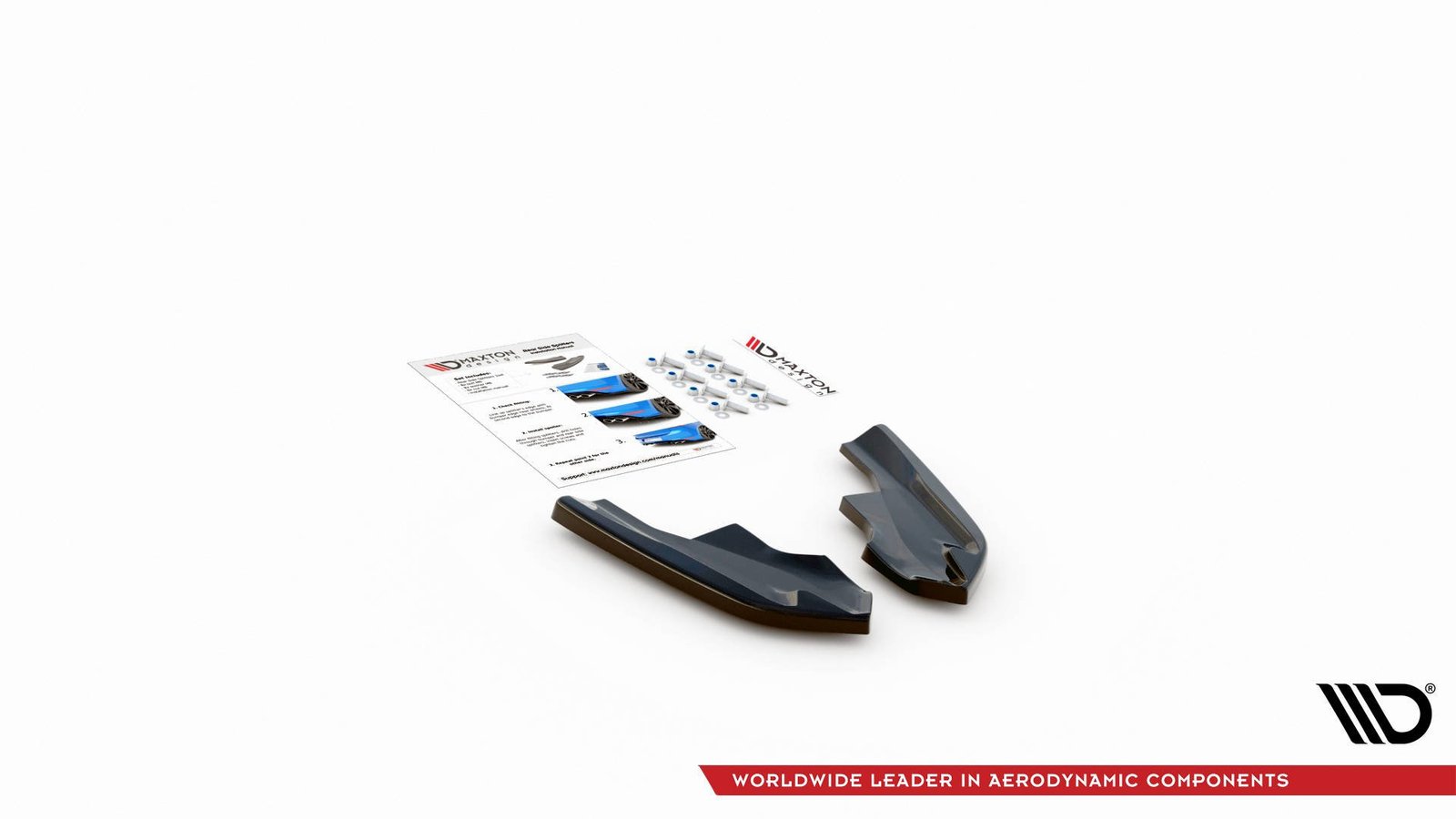 Splitters Laterales Traseros for Volkswagen Golf R Hatchback Mk8 - Imagen 4