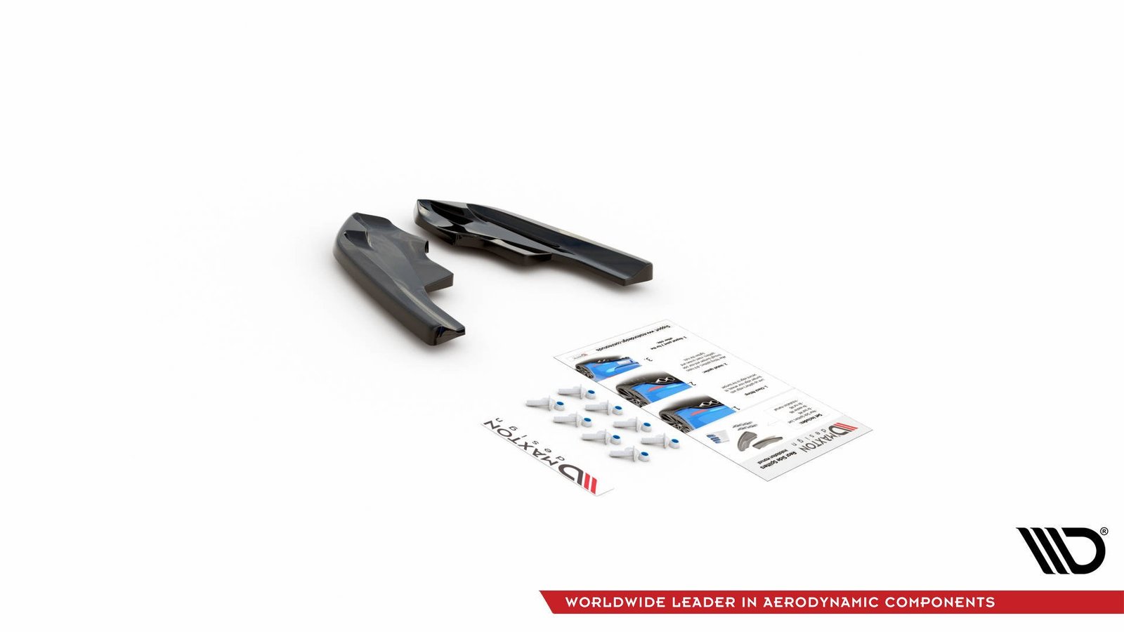 Splitters Laterales Traseros for Volkswagen Golf R Hatchback Mk8 - Imagen 5
