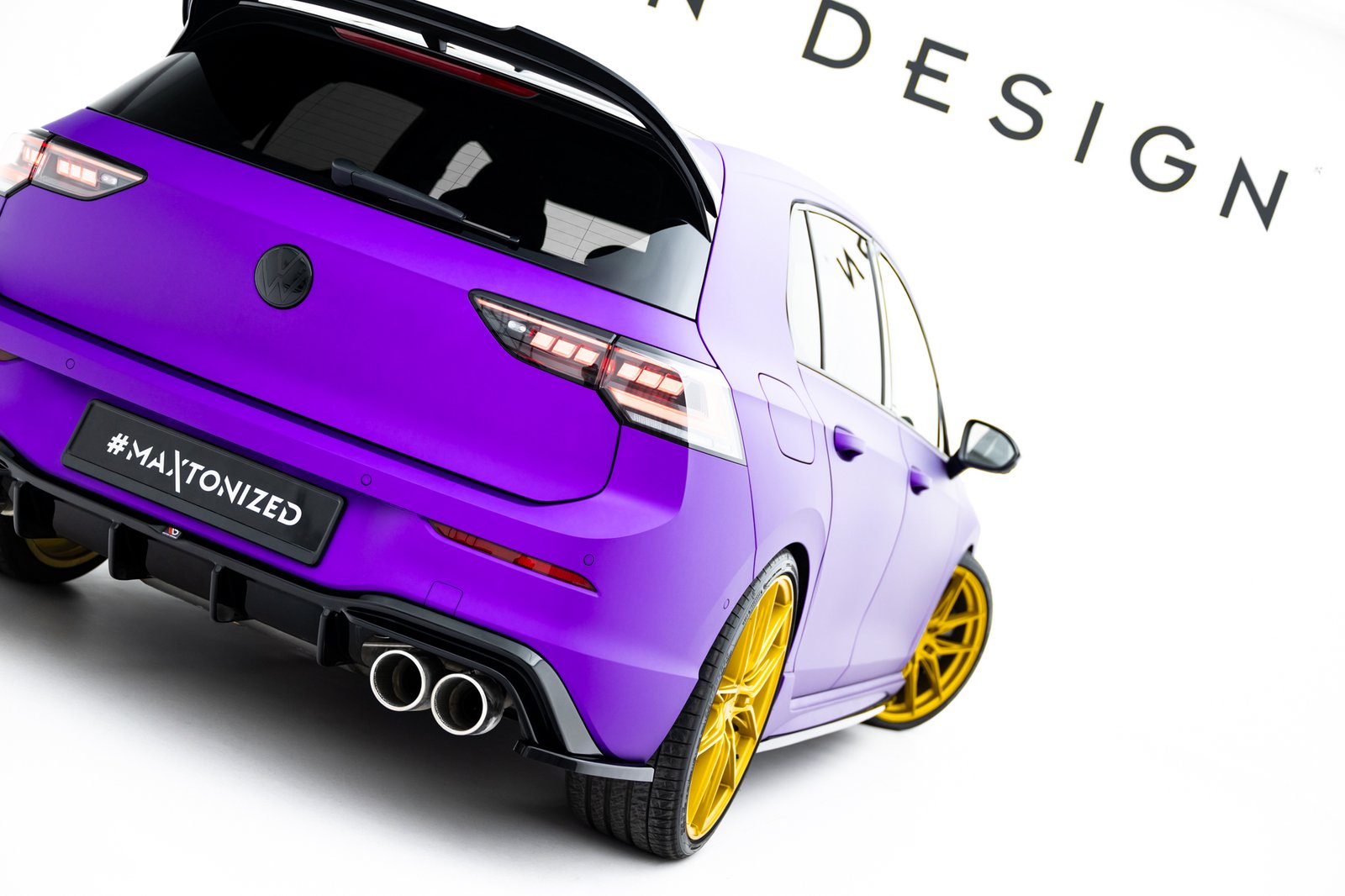 Splitters Laterales Traseros for Volkswagen Golf R Hatchback Mk8 - Imagen 6