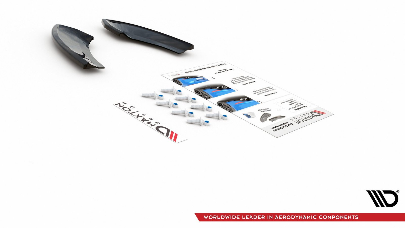 Splitters Laterales Traseros VW Golf 7 GTI TCR - Imagen 8