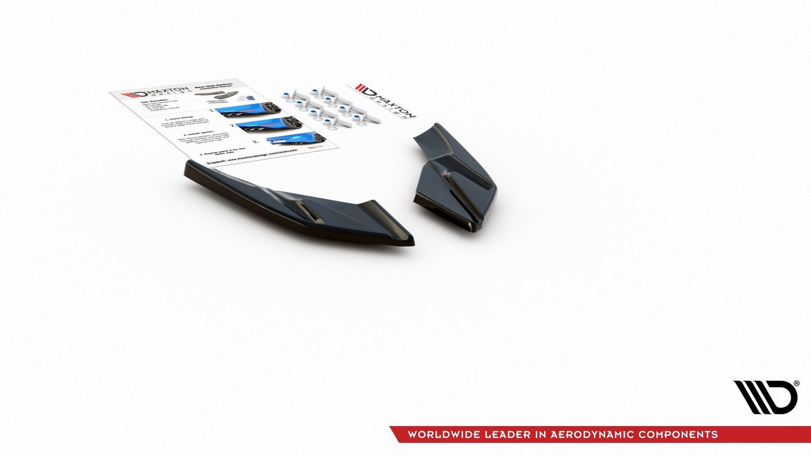 Splitters Laterales Traseros Volkswagen Golf Hatchback Mk8 - Imagen 6