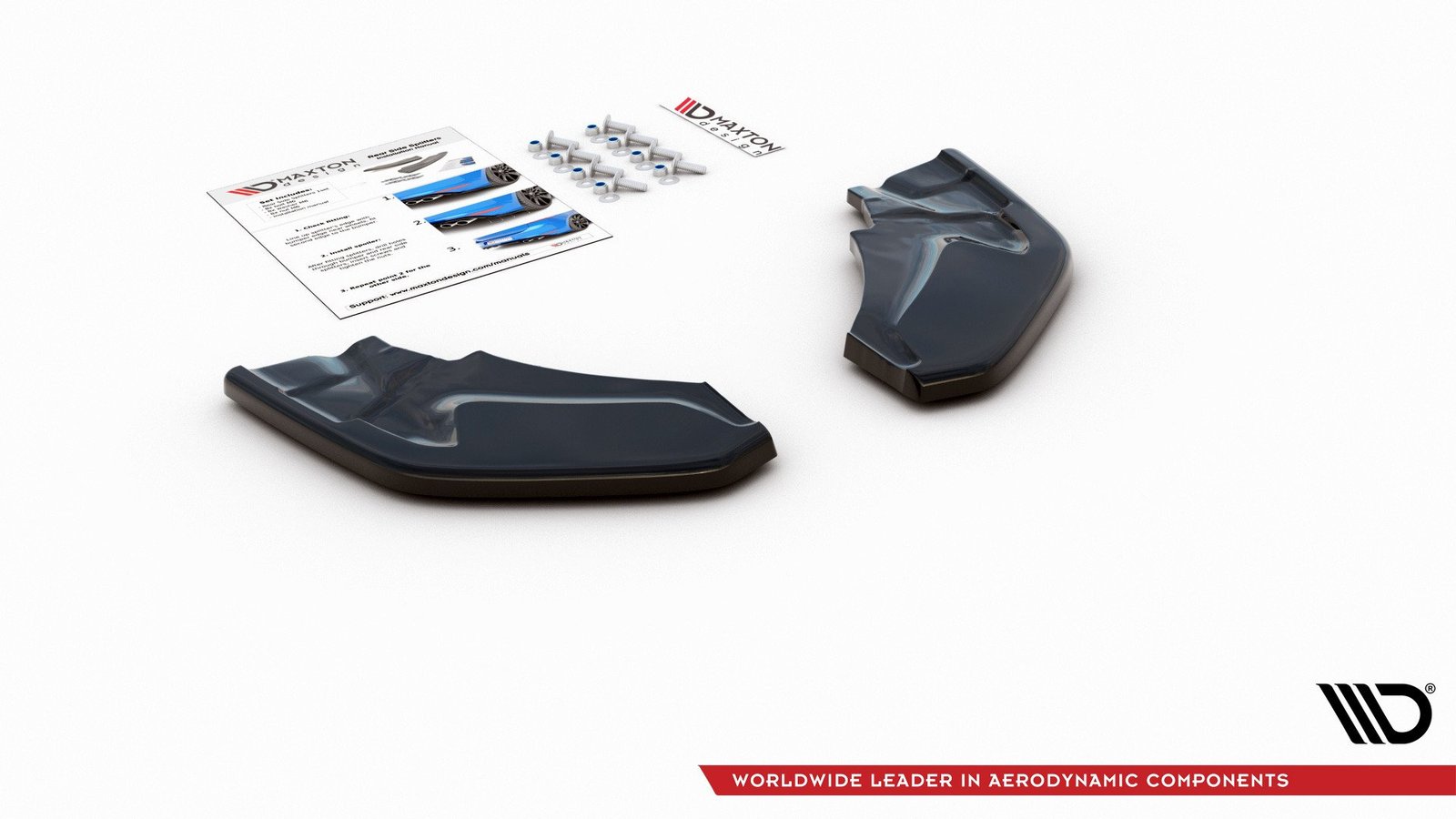 Splitters Laterales Traseros for BMW X2 F39 M-Pack - Imagen 6
