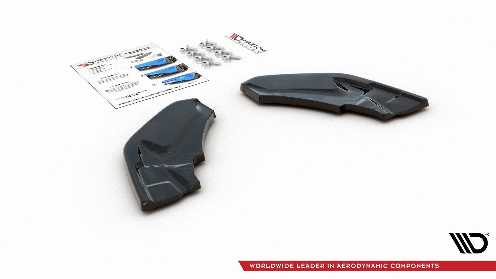 Splitters Laterales Traseros for BMW X2 F39 M-Pack - Imagen 5