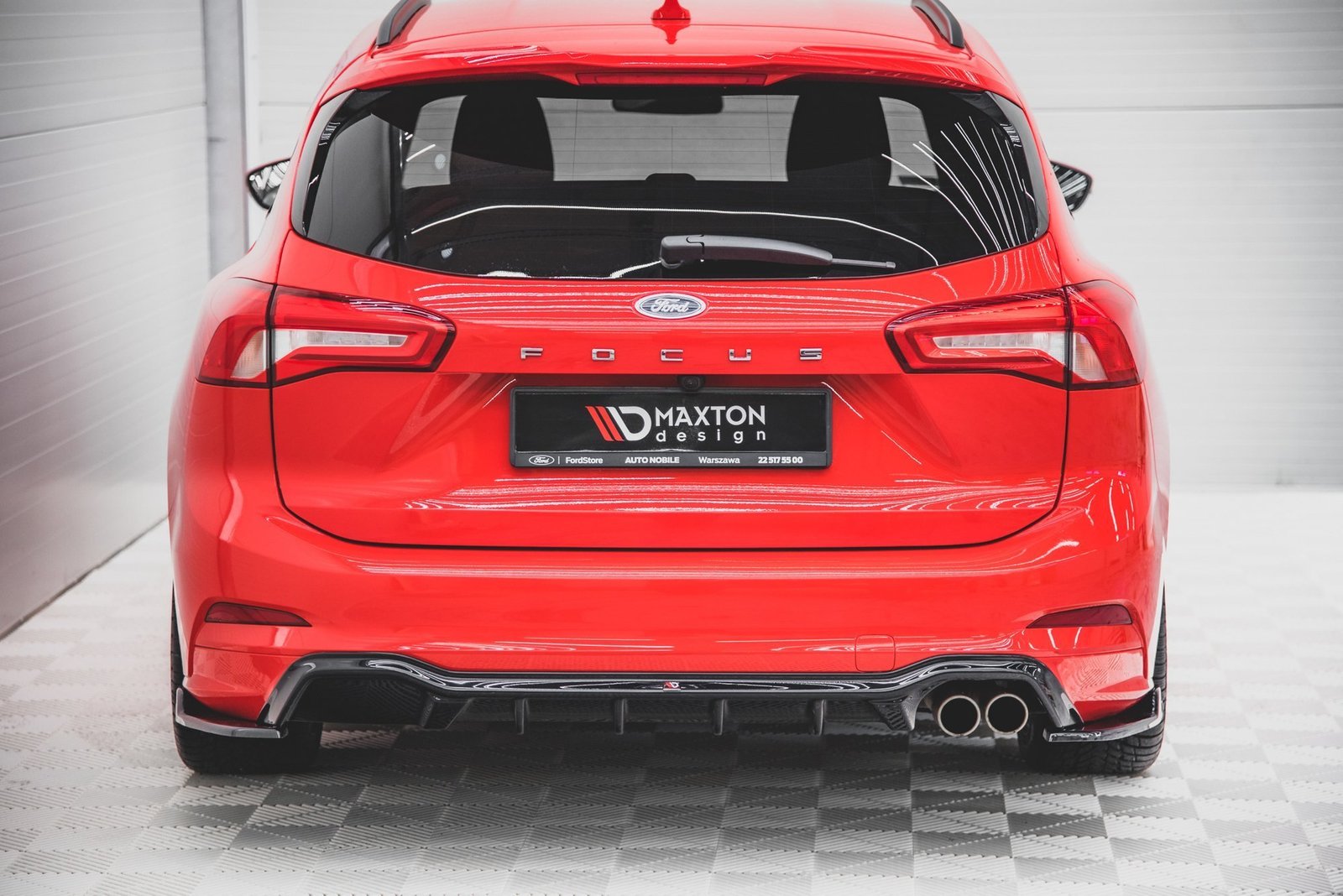Splitters Laterales Traseros for (For Faldón Trasero v.1) Ford Focus ST-Line Estate Mk4 - Imagen 2
