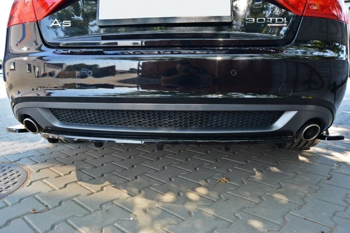 Splitter Trasero Audi A5 Coupe / Sportback S-Line 8T (with a vertical bar)