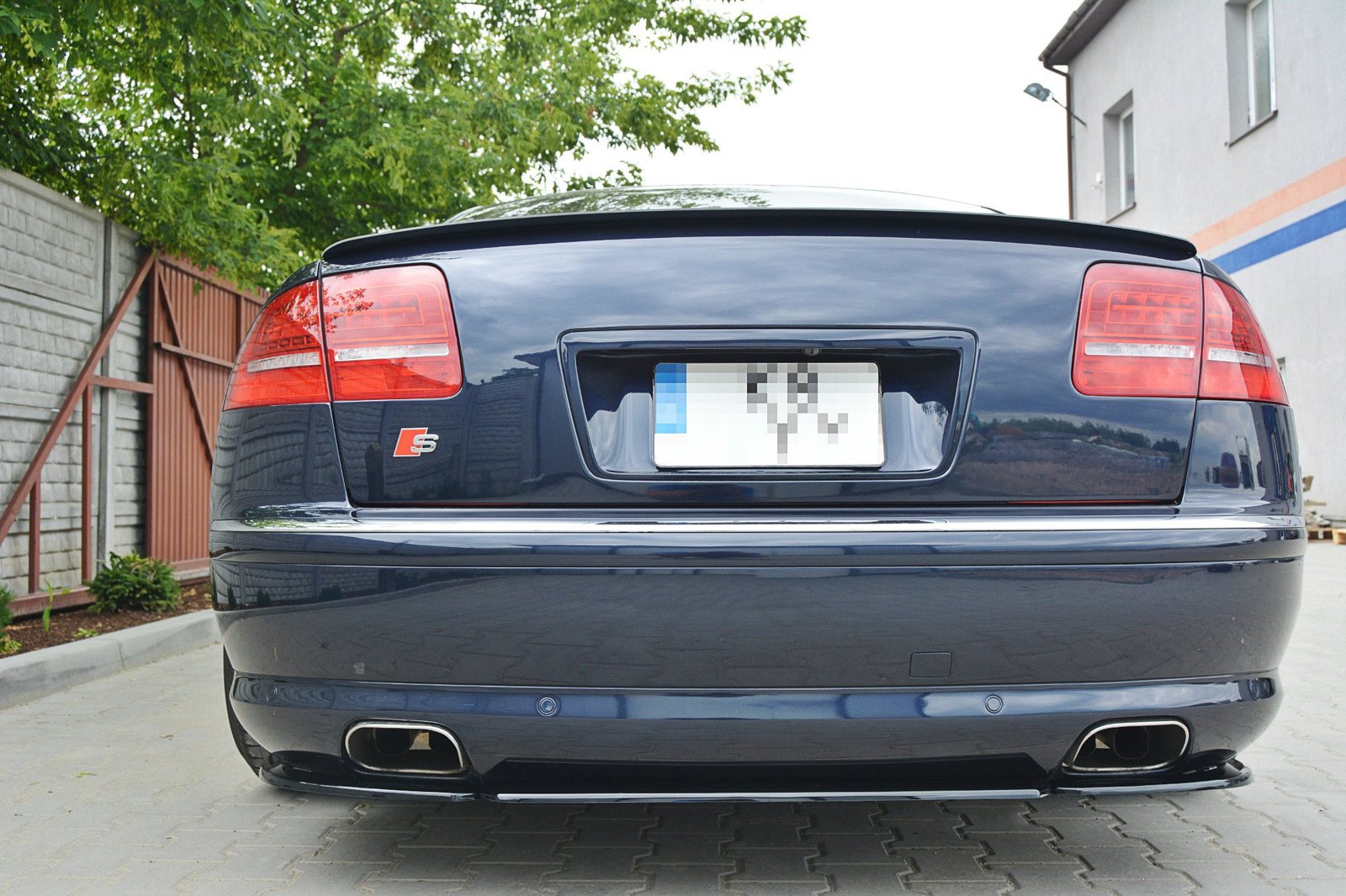 Splitter Trasero Audi A8 W12 D3