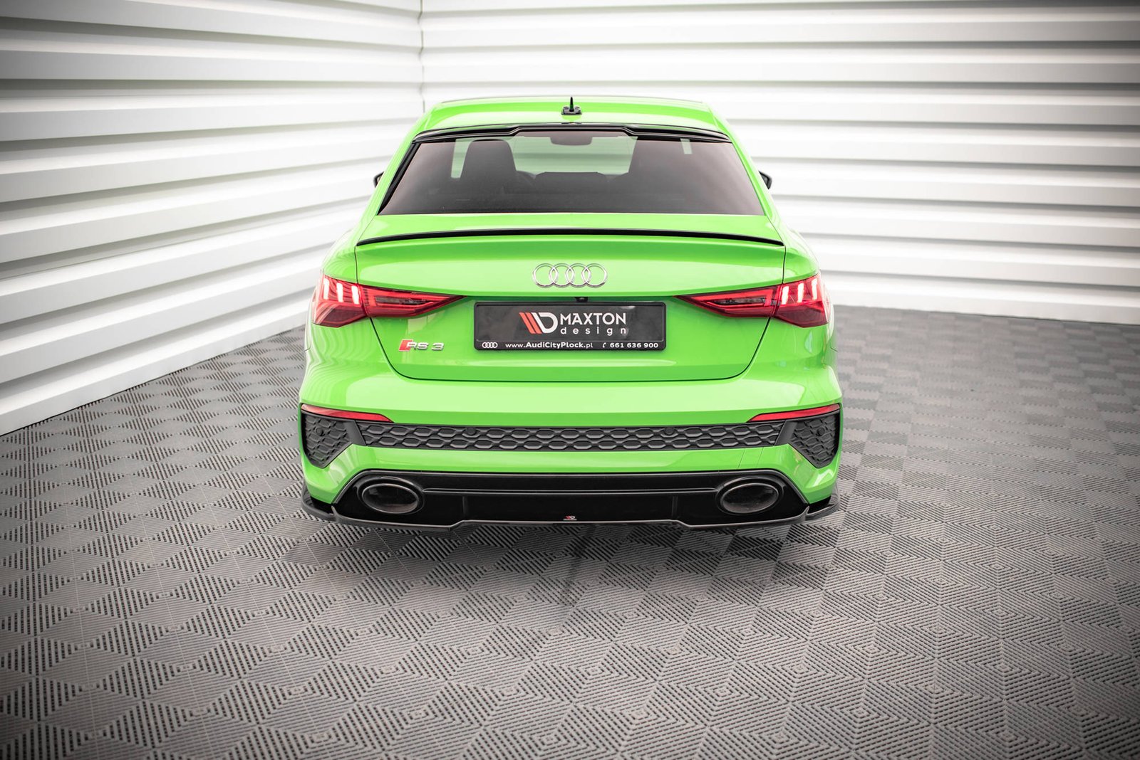 Splitter Trasero Audi RS3 Sedan 8Y - Imagen 2