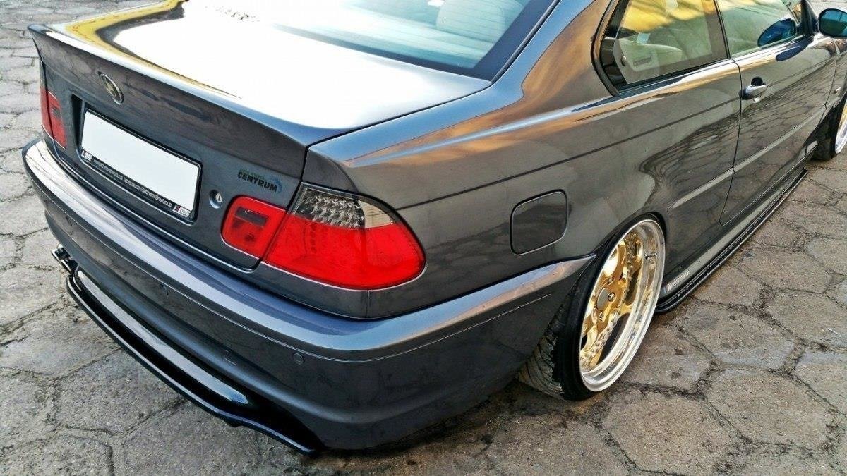 Splitter Trasero BMW 3 E46 Mpack Coupe (without vertical bars) - Imagen 2