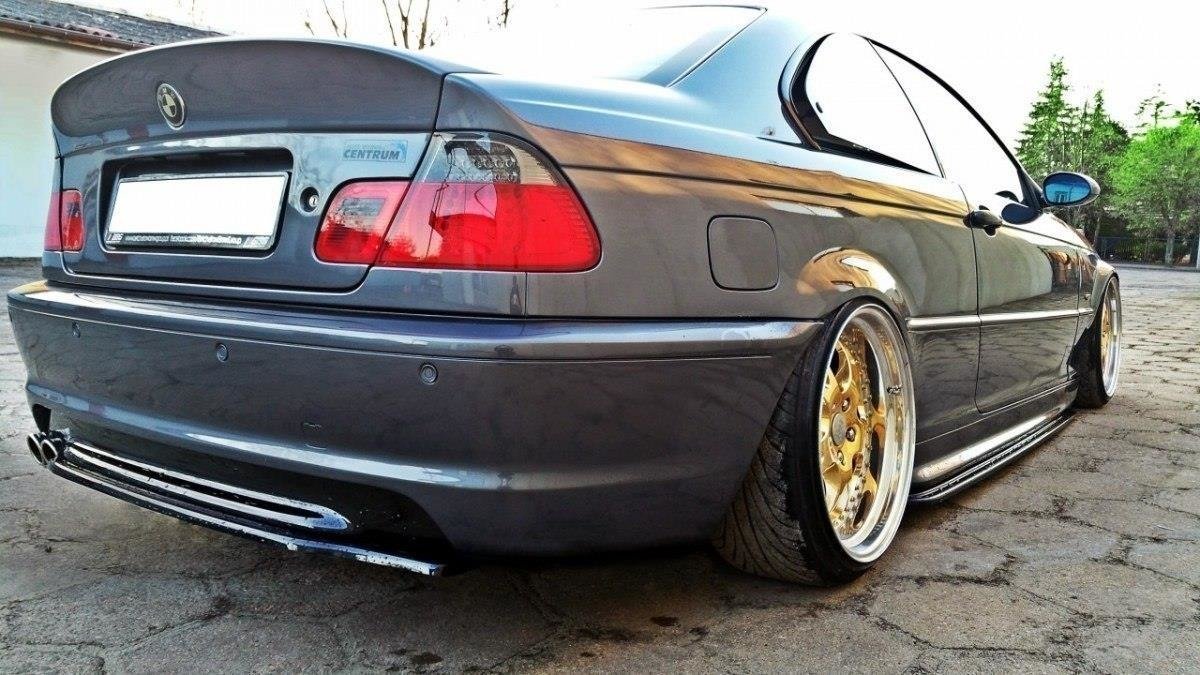 Splitter Trasero BMW 3 E46 Mpack Coupe (without vertical bars)