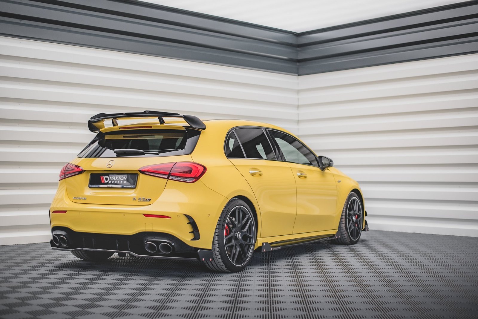 Splitter Trasero + Flaps Aerodinámicos for Mercedes-AMG A 45 S Aero Pack W177