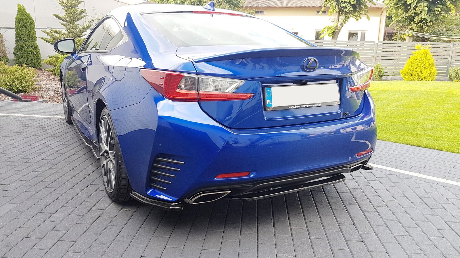 Splitter Trasero Lexus Rc Mk1