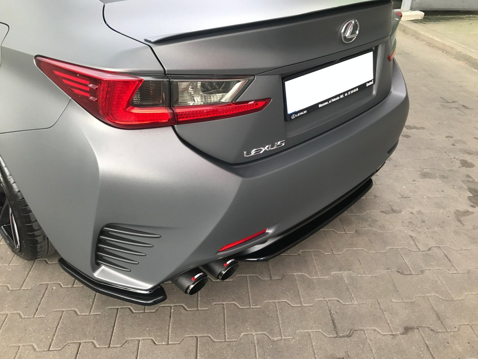Splitter Trasero Lexus Rc Mk1 - Imagen 2