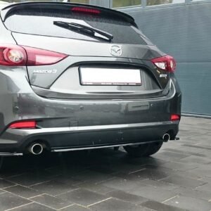 Splitter Trasero Mazda 3 BN (Mk3) Facelift (with vertical bars)
