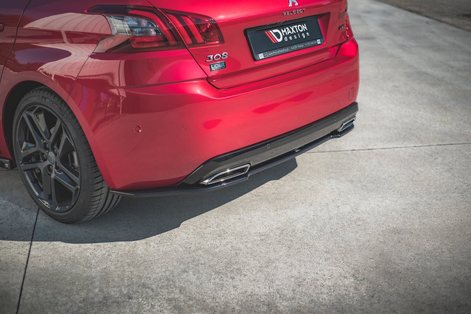 Splitter Trasero Peugeot 308 GT Mk2 Facelift - Imagen 2