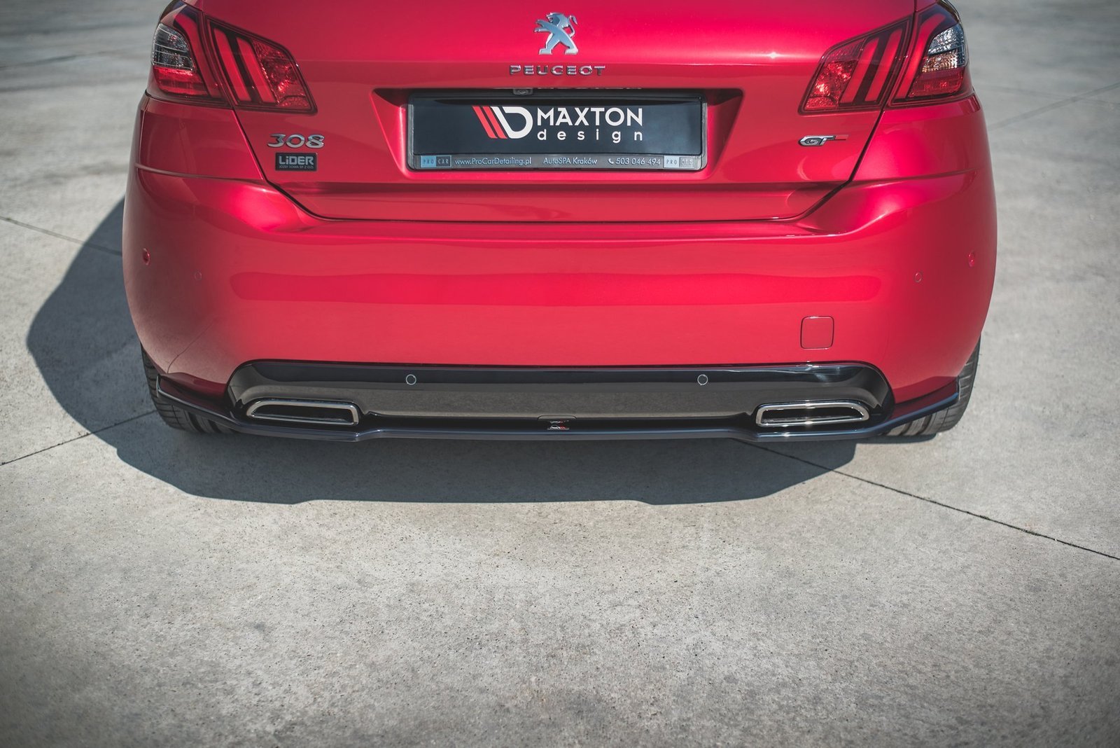 Splitter Trasero Peugeot 308 GT Mk2 Facelift