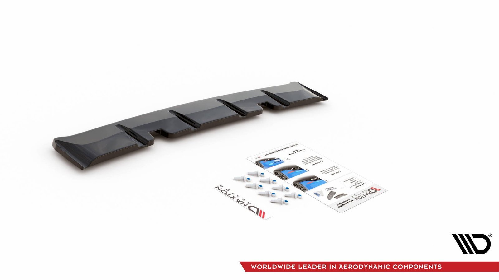 Splitter Trasero Volkswagen Golf GTI Clubsport Mk8 - Imagen 5