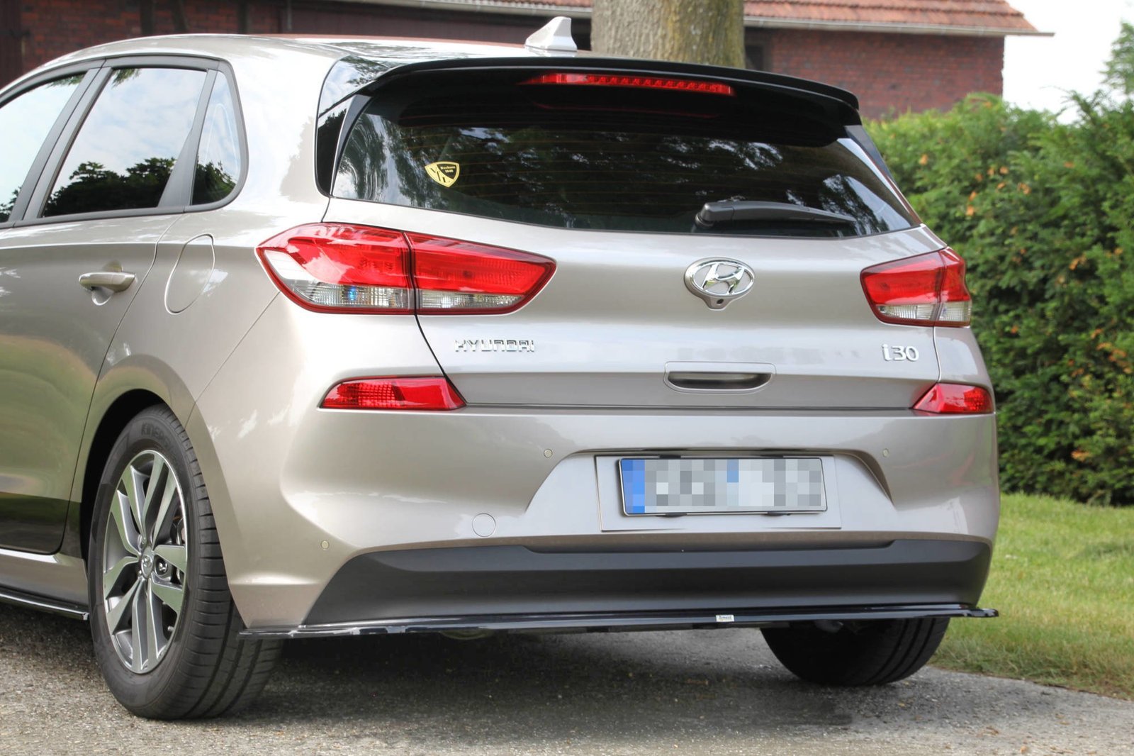 Splitter Trasero (Without Vertical Bars) Hyundai I30 MK3 Hatchback - Imagen 4