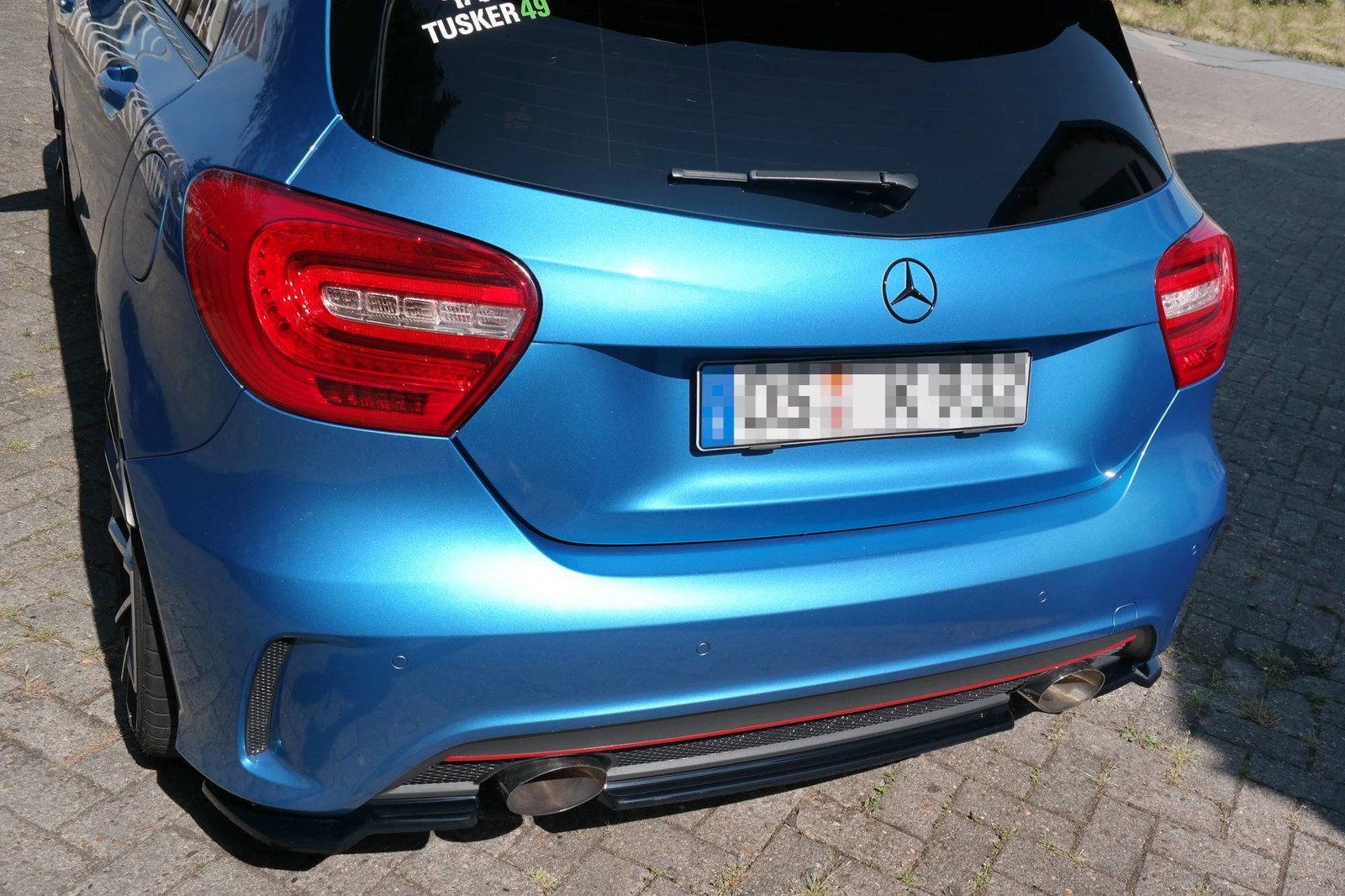 Splitter Trasero (Without Vertical Bars) Mercedes-Benz W176 AMG-Line Preface - Imagen 3